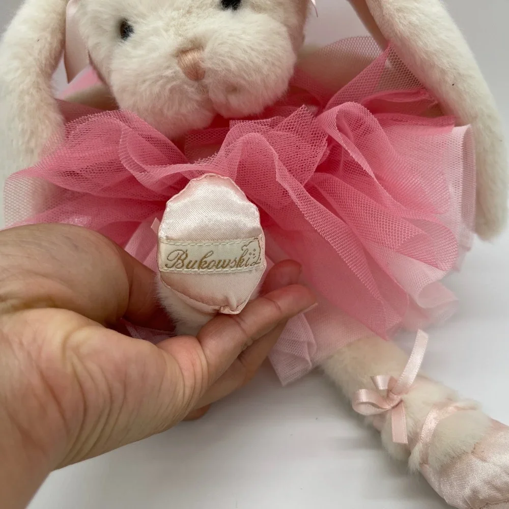 Super Soft Bukowski Ballerina Bunny Stuffed Plush Jayleen Signed Sweden- NWT